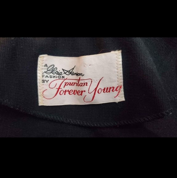 VTG 60's Puritan Forever Young Black Shift Dress W/ Cropped Blazer/ 2pcs Set - Picture 2 of 9